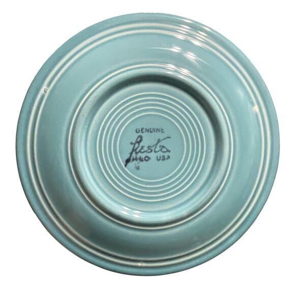 Turquoise Fiesta Dessert Plate - Picture 2 of 2